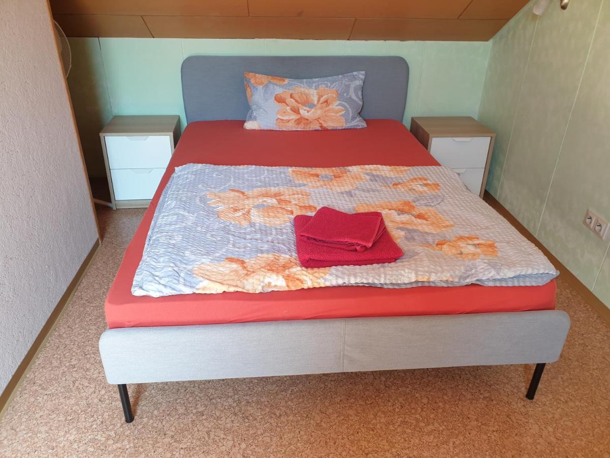 Sonnige Ruhige Dachzimmer Inkl Wifi Plus Kaffee Mit Wg Dusche Und Neuer Kueche Lorrach Bagian luar foto